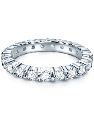 Trilani Ring aus Sterling Silber mit Zirkonia in silber