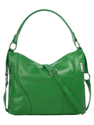 Samantha Look Handtasche echt Leder in grün
