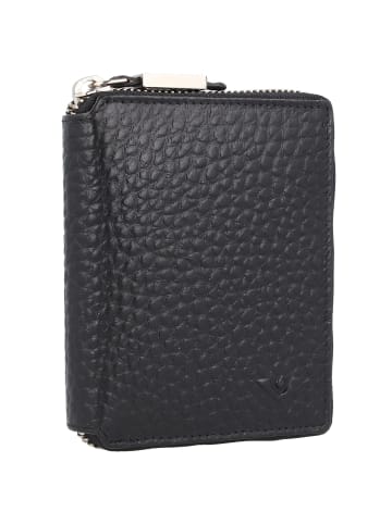 VLD VOi Leather Design Hirsch Pia Geldbörse RFID Leder 10 cm schwarz