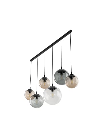 Licht-Erlebnisse Pendelleuchte (B)30 x (L)130 x (T)150 cm in Schwarz Graphit Transparent BraunSchwarz Graphit Transparent Braun