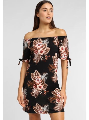Beach Time Jerseykleid in schwarz-bedruckt