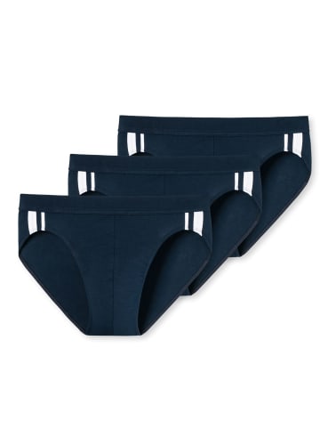 Schiesser Slips 3er Pack in Navy