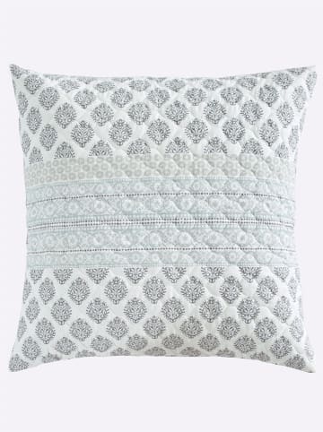 Heine Tagesdecke in weiß-grau