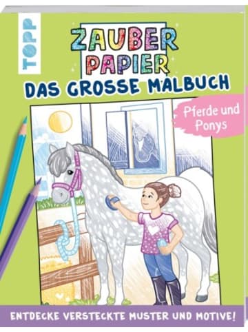 Frech Buch - Zauberpapier - Das große Malbuch - Pferde und Ponys