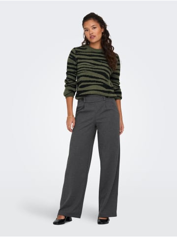 JACQUELINE de YONG Strickpullover Weich Warm Rundhals Langarm in Grün