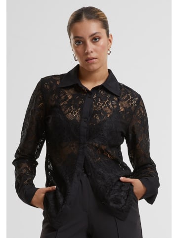 Urban Classics Urban Classics Ladies Lace Blouse in black