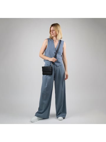 FEYNSINN Leder-Add On Umhängetasche echt Leder Schultertasche groß schwarz NEA in schwarz