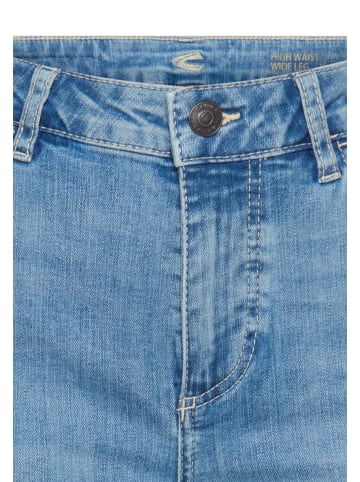 Camel Active 5-Pocket Jeans mit weitem Bein in Hellblau