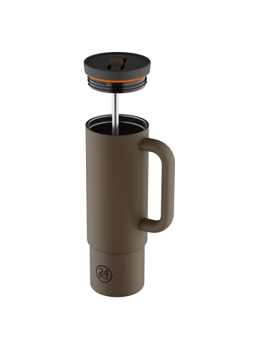 24Bottles Straw Trinkbecher 800 ml in mocha