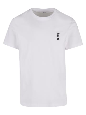 Mister Tee Mister Tee King Card EMB Tee in white