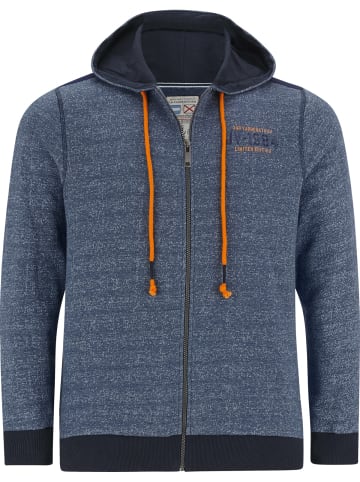 Jan Vanderstorm Sweatjacke ROBART in blau melange