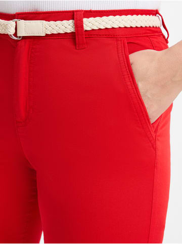 s.Oliver Stoffhose Chino in rot