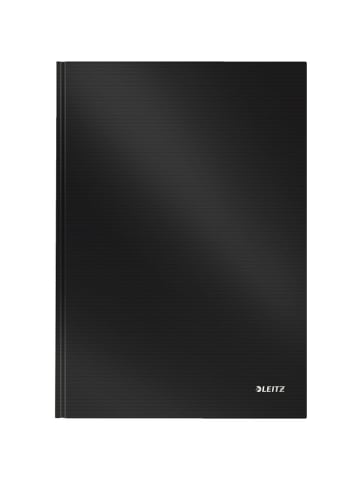 Leitz Notizbuch Solid fester Einband A4 kariert 80 Blatt schwarz