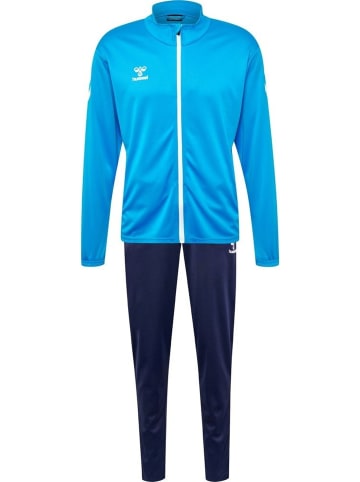 Hummel Trainingsanzug "Hmllogo Suit" in Blau