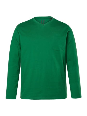 JP1880 Langer Schlafanzug in smaragdgrün