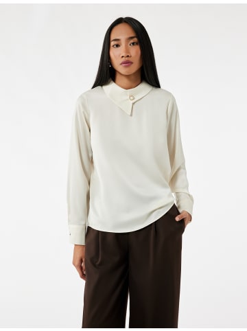 KOTON BLUSE LS in Grauweiß