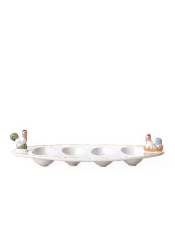 Villeroy & Boch Ei-Boot Hahn & Henne Spring Awakening in gelb|grün