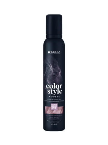 Indola Color Style Mouse Farb-Schaumfestiger Zarte Malve 200 ml