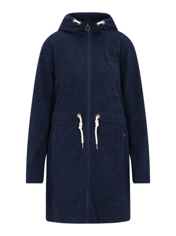 DreiMaster Damen Fleecemantel in Marine Melange