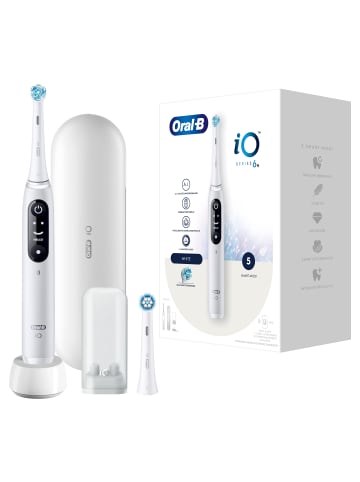 Oral-B Elektrische Zahnbürste "iO Series 6 + Reiseetui" in Weiß