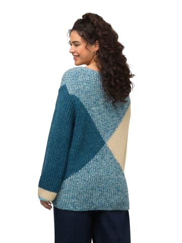 Ulla Popken Pullover in ozean blau