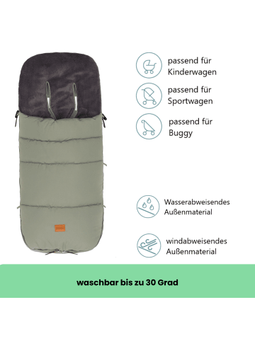 fillikid Winterfußsack Kinley Exklusiv in Salbei