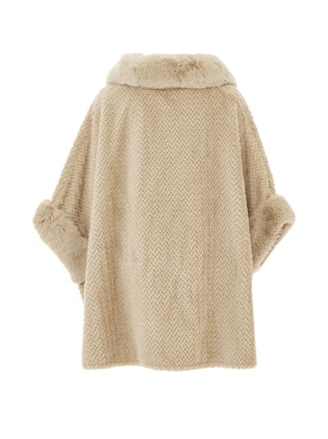 fraully Poncho in Beige