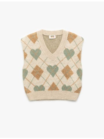 KOTON SWEATERS in Beige Gemustert