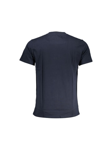 cavalli CLASS Blaues Baumwoll-T-Shirt