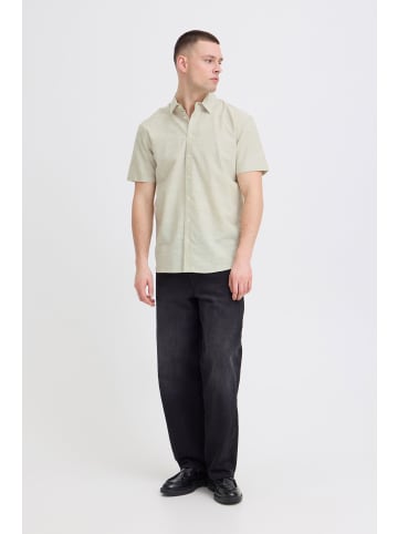 BLEND Kurzarmhemd BHDaris in Beige