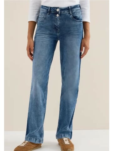 Cecil Straight Leg Jeans für Damen in blau