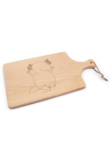 Mr. & Mrs. Panda Frühstücksbrett Axolotl Hurra ohne Spruch in Transparent