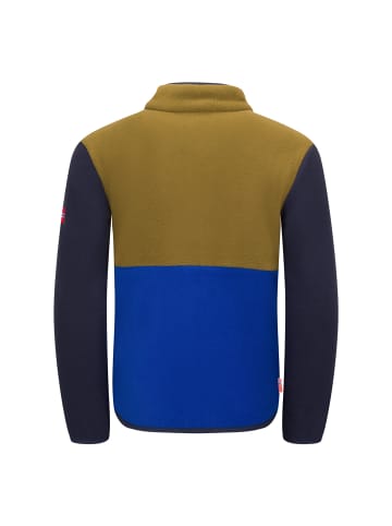 Trollkids Fleece Pullover Flekkefjord in spruce green