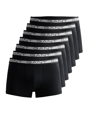 Gant Boxershorts 7er Pack in Schwarz