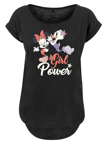 F4NT4STIC Long Cut T-Shirt Disney Minnie Mouse Minnie & Daisy Power in schwarz