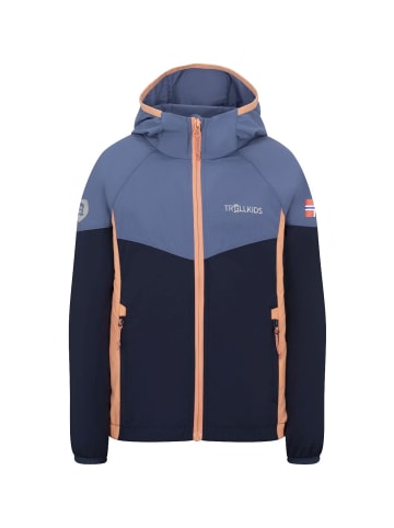 Trollkids Windjacke "Sira" in Marine Blau/Petrol