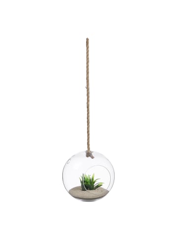 GIFTDECOR Hängende Dekovase in Transparent, Ø 18 x (H) 20 cm