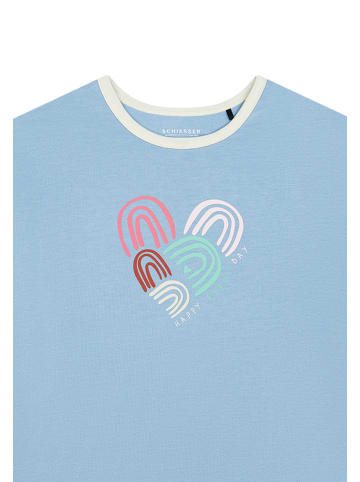 Schiesser Schlafanzug Nightwear Cotton in Pacific blue