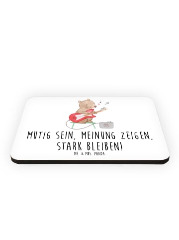 Mr. & Mrs. Panda Magnet Mutig zu seinen Meinungen stehen mit Spruch in Weiß
