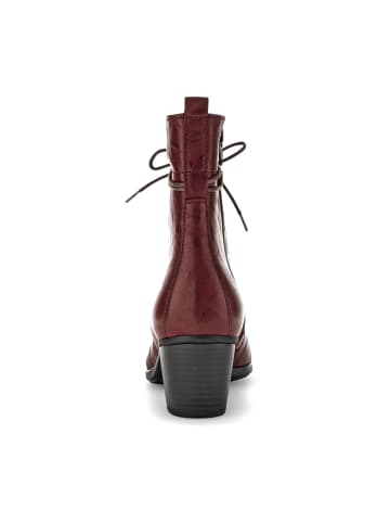 Gabor Schnürstiefeletten in Rot