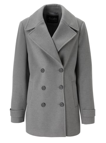 Aniston SELECTED Cabanjacke in grau-melange