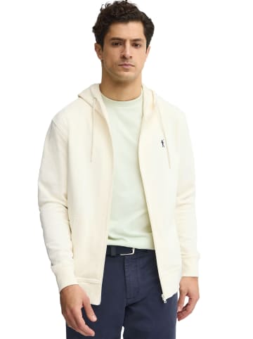Polo Club Sweatshirt RIGBY GO ZIPPERED HOODIE FT VO in Ecru