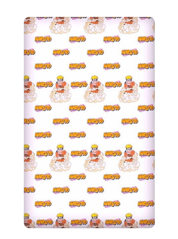 Naruto Spannbettlaken Naruto - (L) 200 cm x (B) 90 cm  in Weiß
