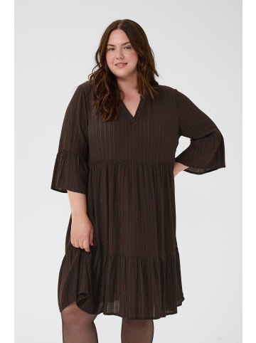 KAFFE curve Kleid KClio Regular fit in Black Coffee