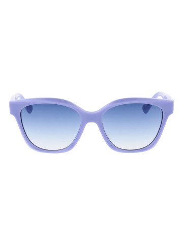 Ana Hickmann Frauen Sonnenbrille Trapezförmig Lila
