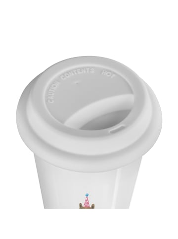 Mr. & Mrs. Panda Mehrwegbecher Bär Zahnfee mit Spruch in Weiß