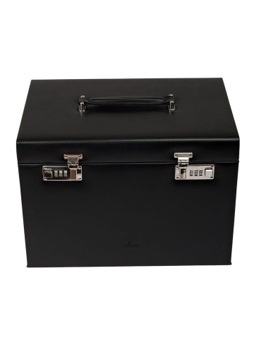 Windrose Ambiance Schmuckkasten Leder 37 cm in schwarz
