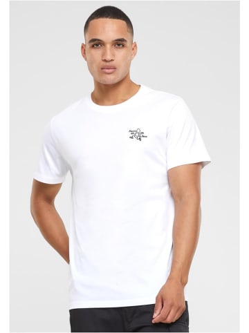 Mister Tee T-Shirt "Penne Va Bene Tee EMB" in Weiß