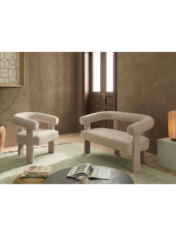 Beliani 2-tlg Sitzgruppe ILBRO in Beige