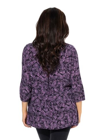 Ulla Popken Bluse in schwarz